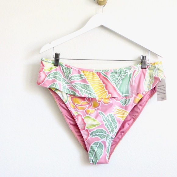 NEW! Kenny Flowers The Bahamas Banded Sporty Bikini Bottom Pink SZ XXL - Picture 11 of 16